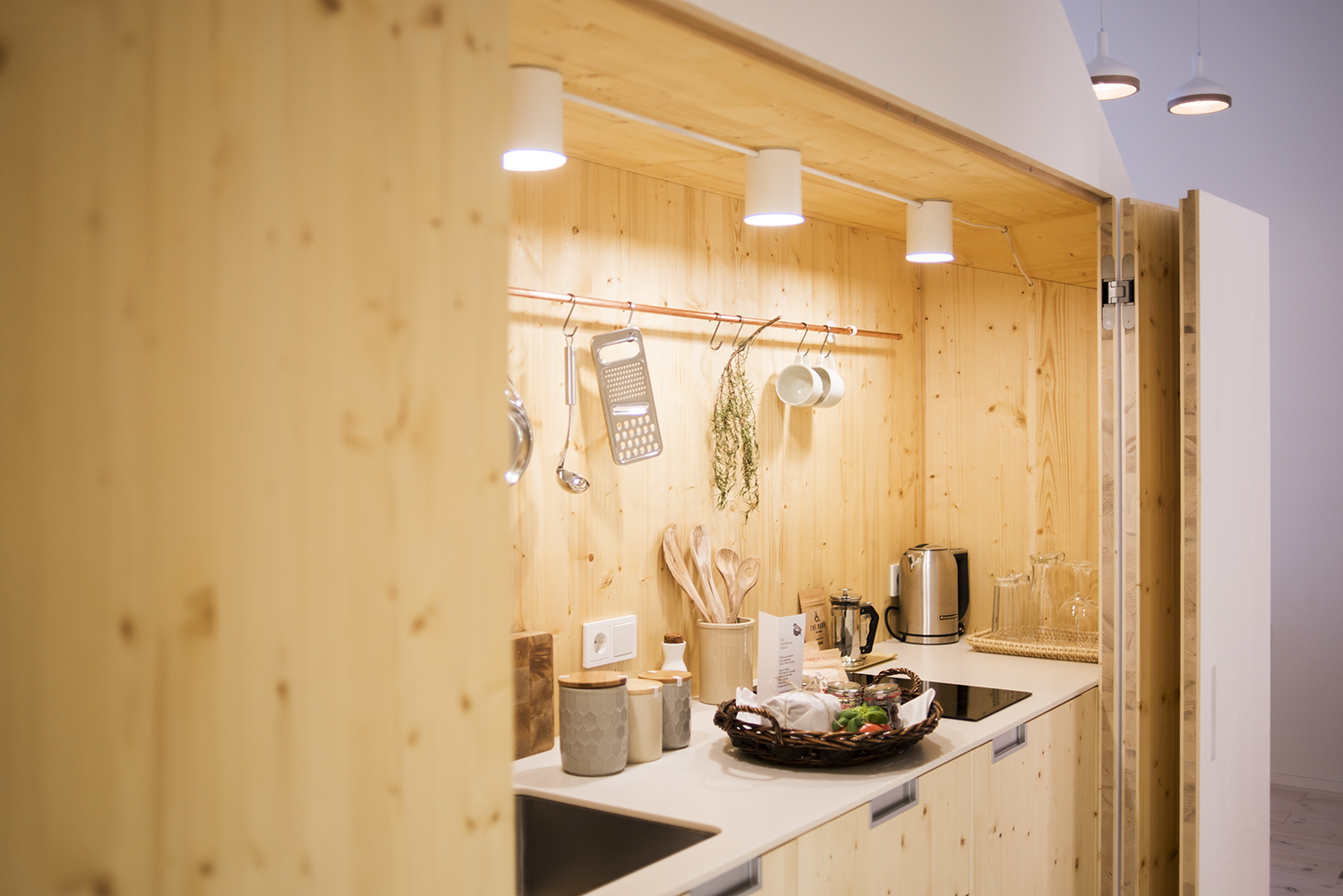 The kitchen in my beautiful garden house.