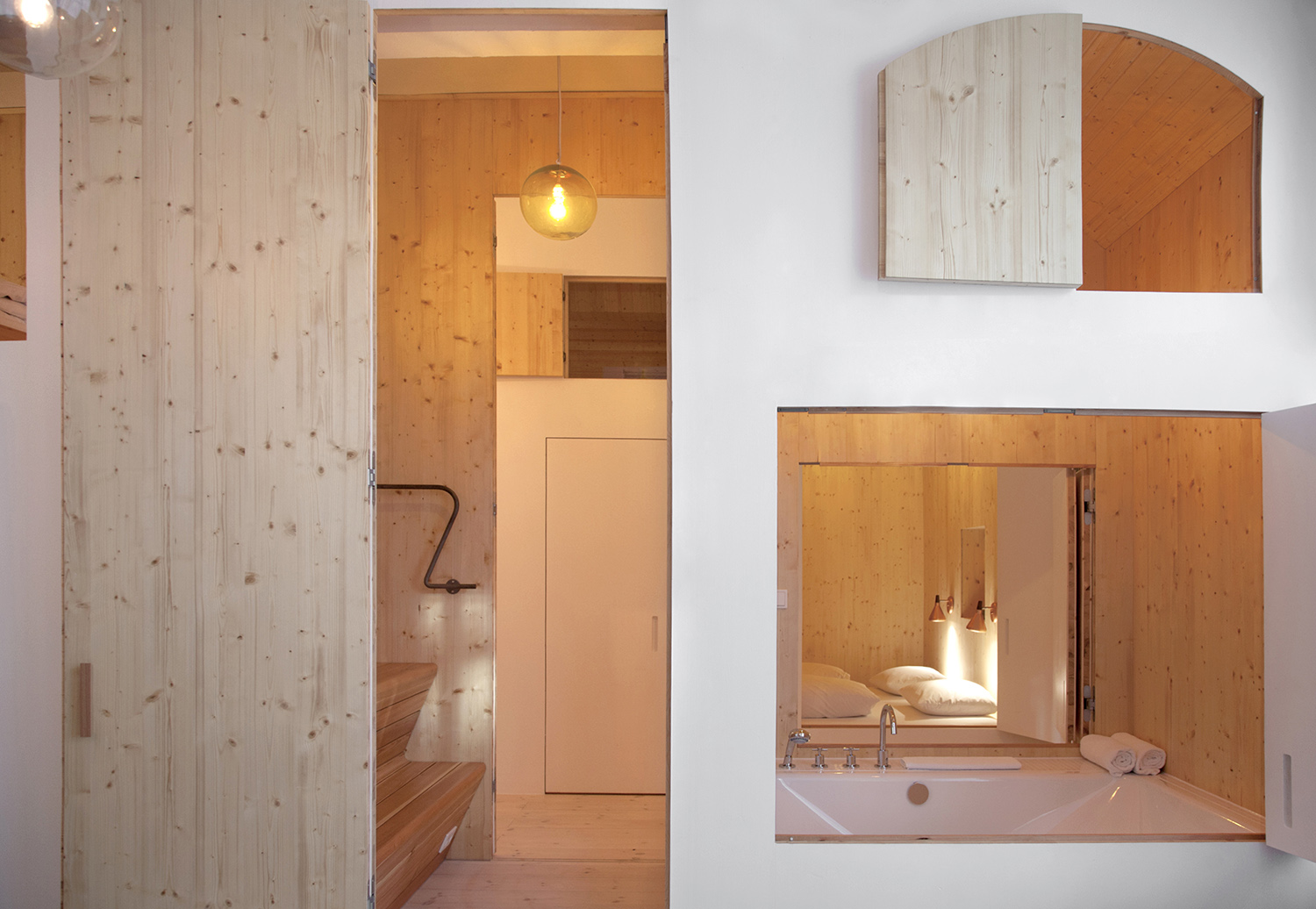 The duality of privacy and collectivity, retreat and connection, is what makes The Hideout concept land so well.