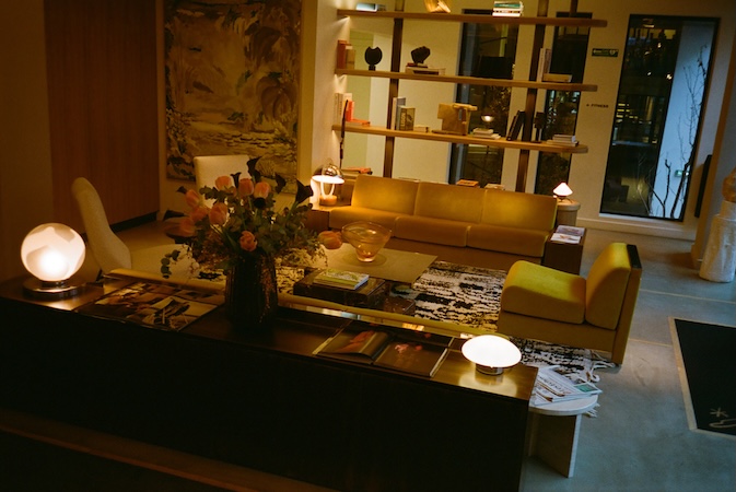 La Fondation Paris A stylish and inviting lounge space in the La Fondation lobby