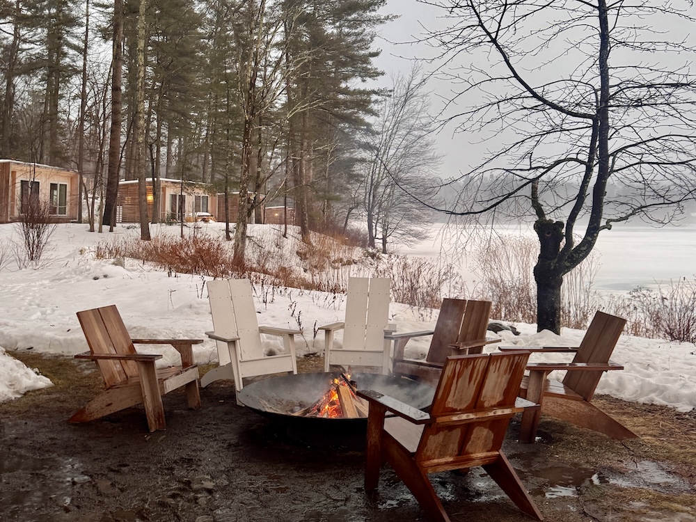Prospect Berkshires Picturesque setting… ready for s’more overlooking the lake