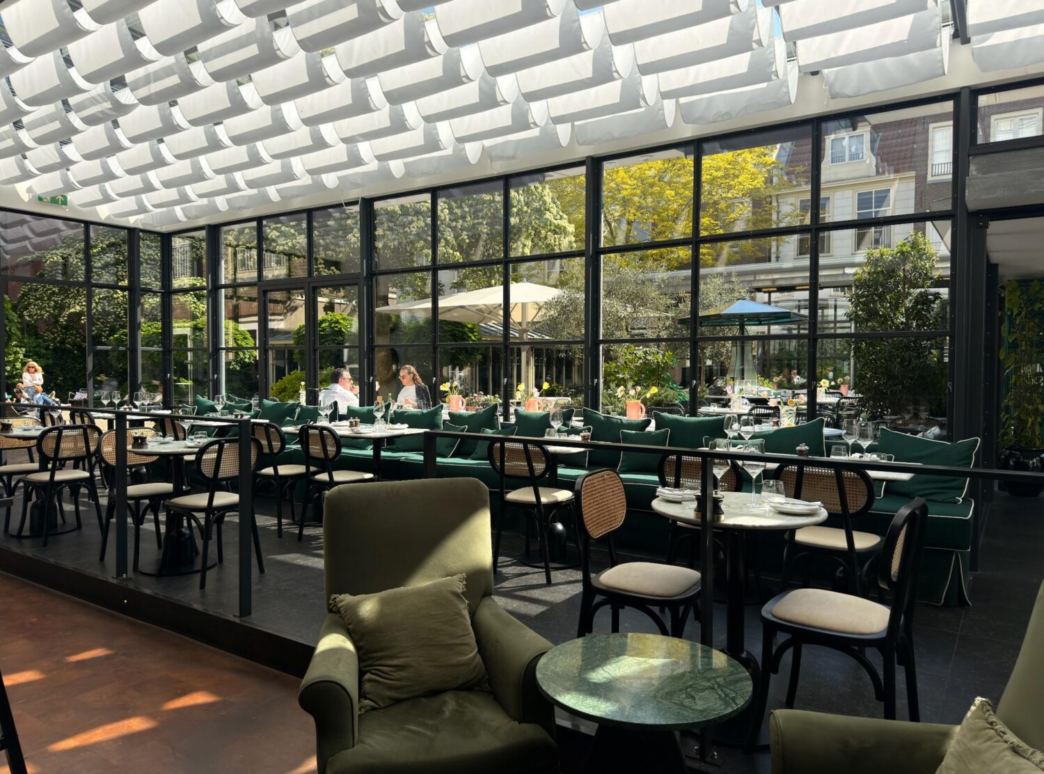 Pulitzer Amsterdam Morning greenhouse light