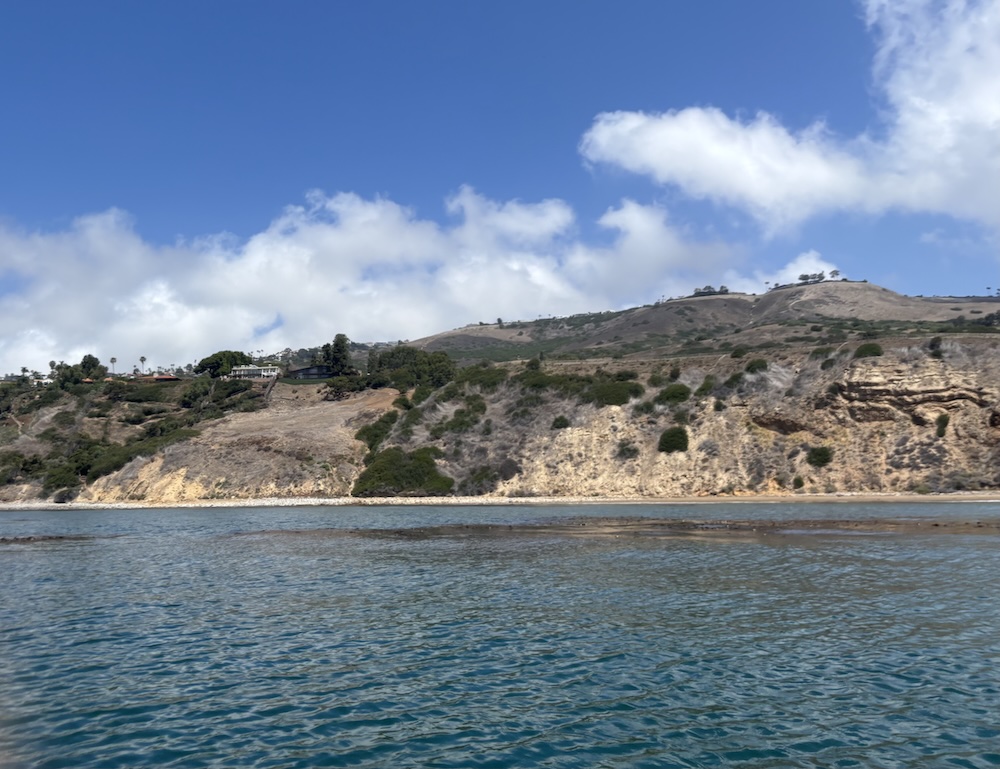 Terranea Resort Views from an open ocean kayak