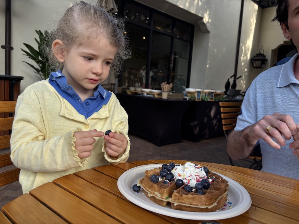 Terranea Resort Choose your own breakfast waffle adventure 