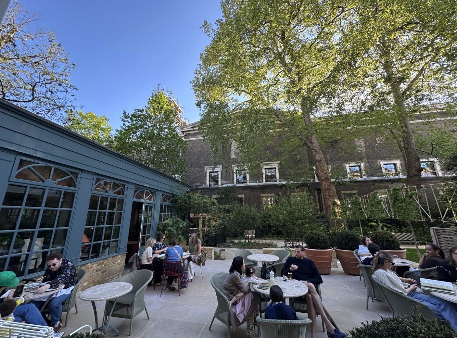 The Zetter Bloomsbury The courtyard terrace: unusually calm for central London and impossible not to linger in.
