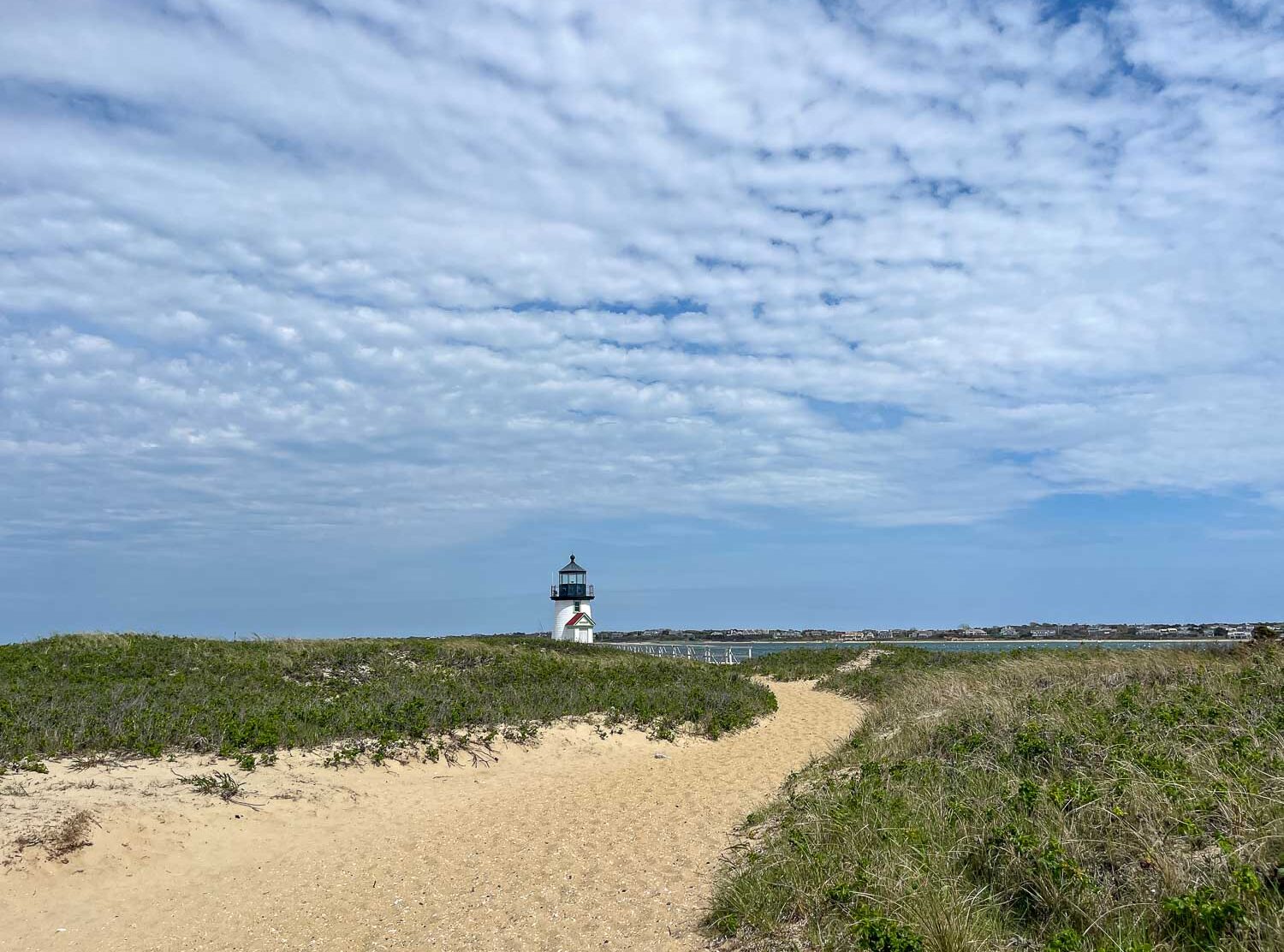 The Brant Brant Point Lighthouse is a short walk away
