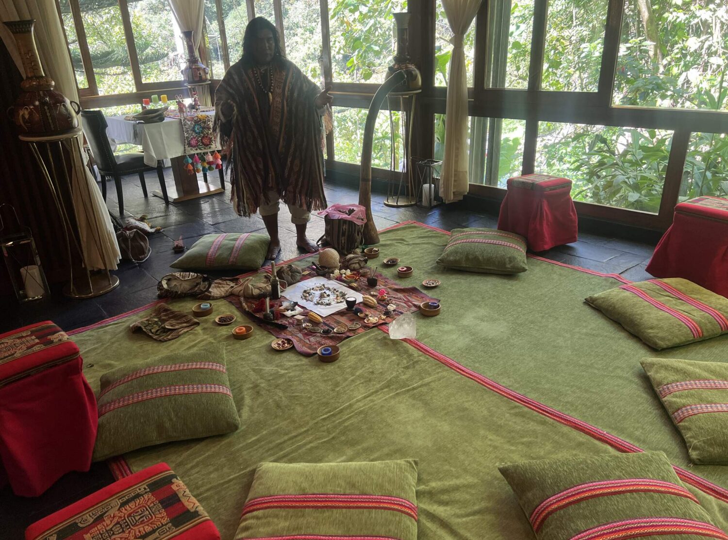 Sumaq Machu Picchu Hotel One of the hotel’s signature experiences, “The Offering to Mother Earth Ritual,” was led by a shaman on the private terrace