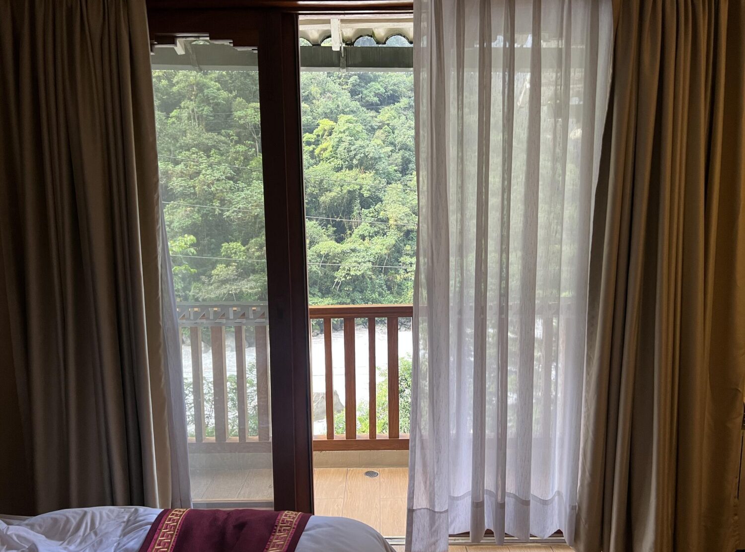 Sumaq Machu Picchu Hotel The hypnotic view from my balcony! Book a river-view room, non-negotiable