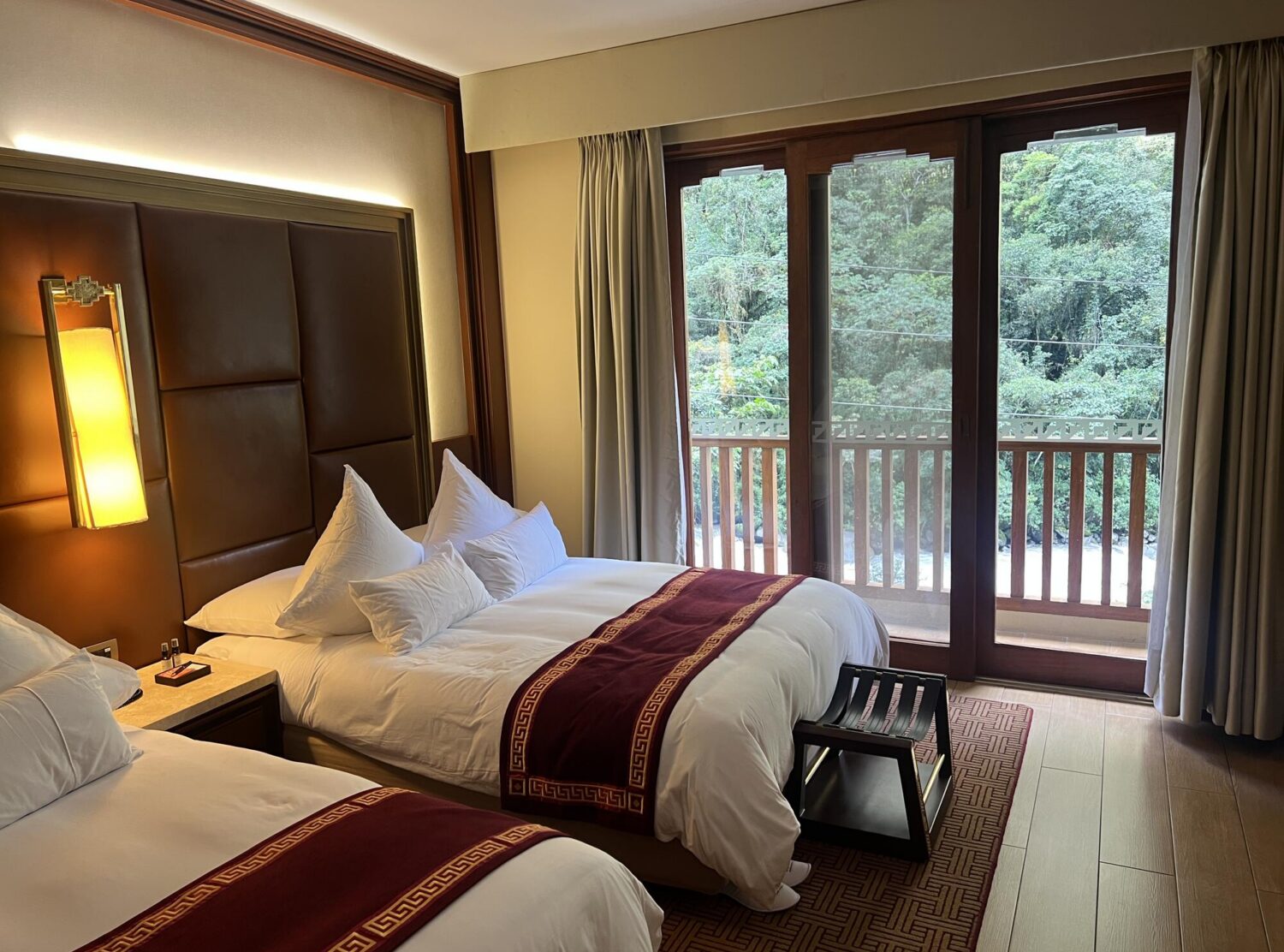 Sumaq Machu Picchu Hotel My Sumaq Deluxe River View room. Exactly what I needed after a long journey