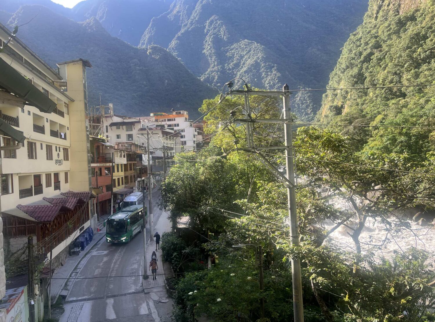 Sumaq Machu Picchu Hotel Woke up to this pinch-me view every morning. The Vilcanota River, the charming town of Aguas Calientes, and those mountains