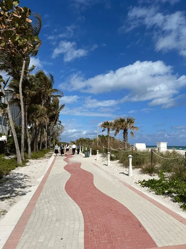 The Miami Beach Boardwalk