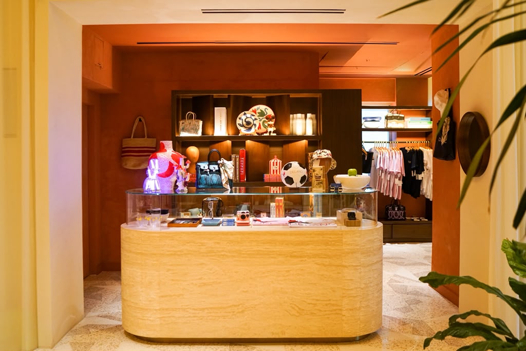 Delano Miami Beach Nothing Finer, Delano's new concept store, revives the slogan seen outside the hotel in 1947
