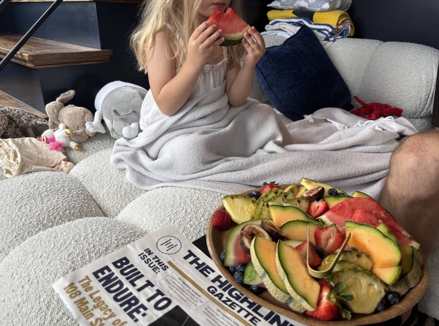 The Highliner Hotel Morning fruit plate