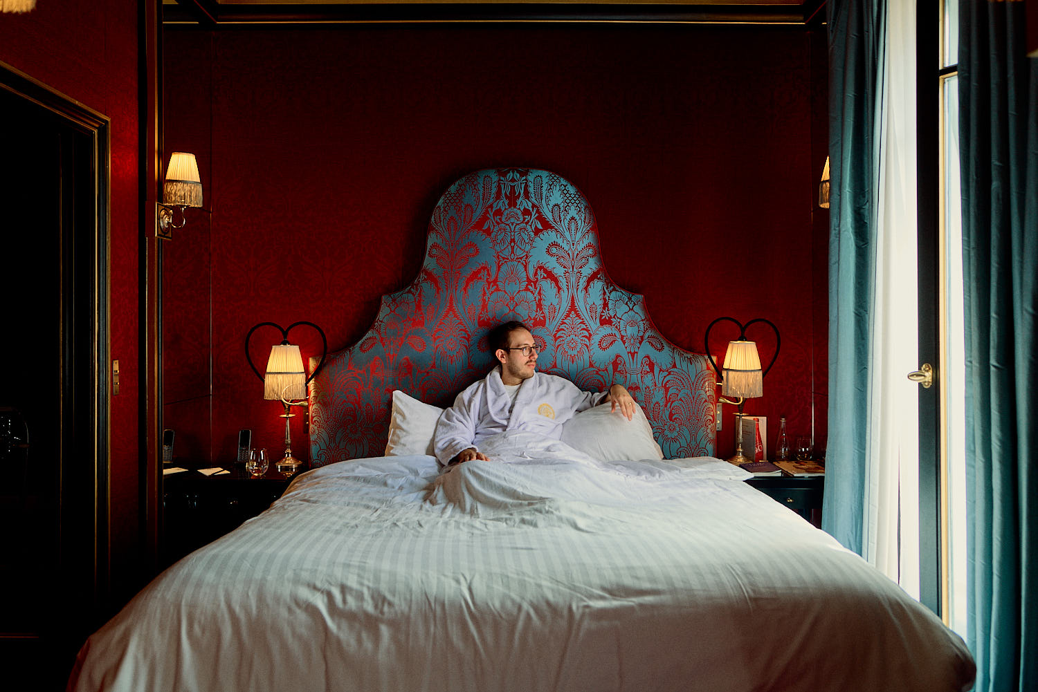 Maison Souquet A room made for love (my better half behind the camera this time)