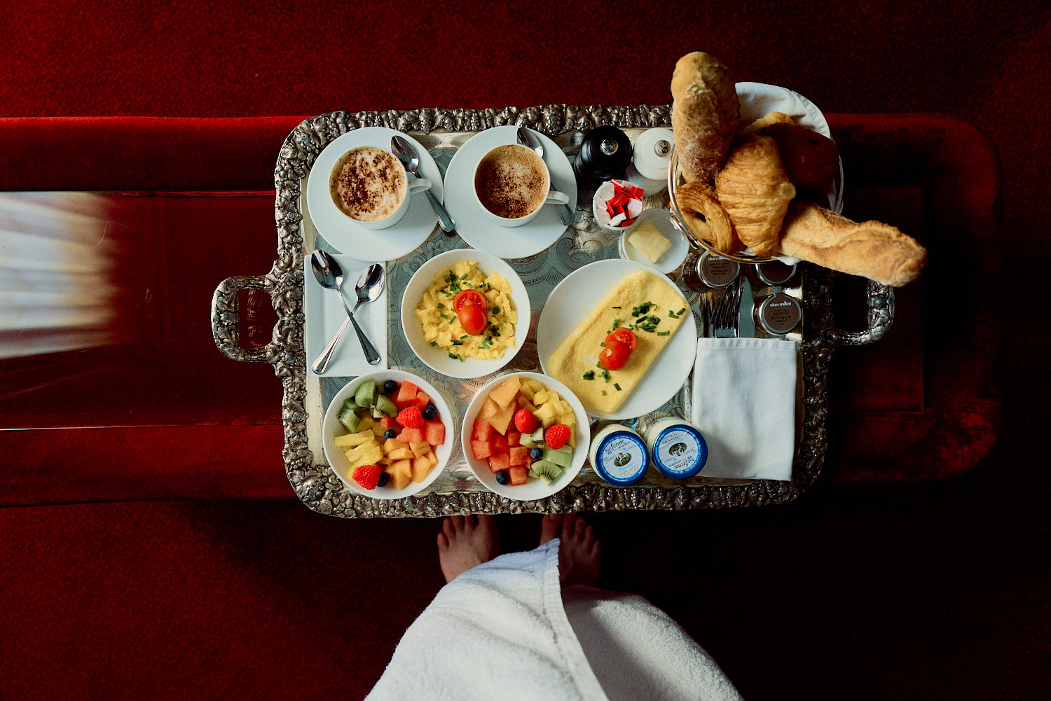 Maison Souquet Room service breakfast