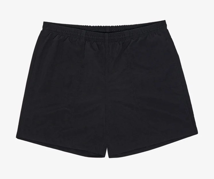 Black swim trunks